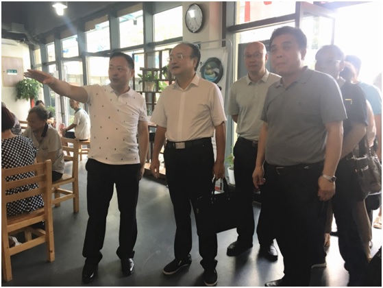 省国资委杨平副主任率队考察乐动中国官方门户侨亚文明窗口申报工作