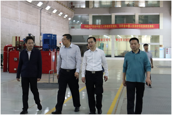 省国资委党委委员、副主任毛育新带队赴乐动中国官方门户株洲航电分乐动体育·官方网站开展安全生产督查